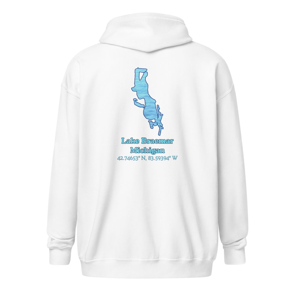 Lake Braemar Unisex Zip Hoodie