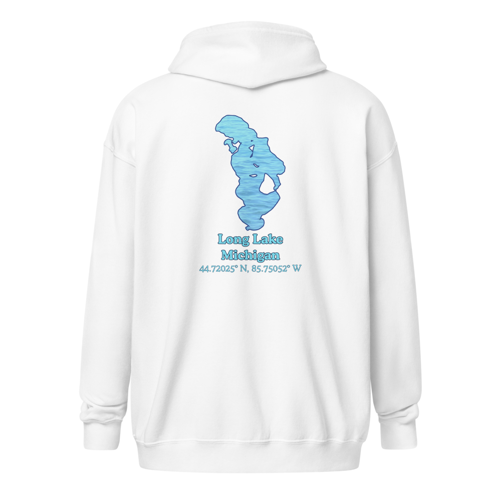 Long Lake Unisex Zip Hoodie