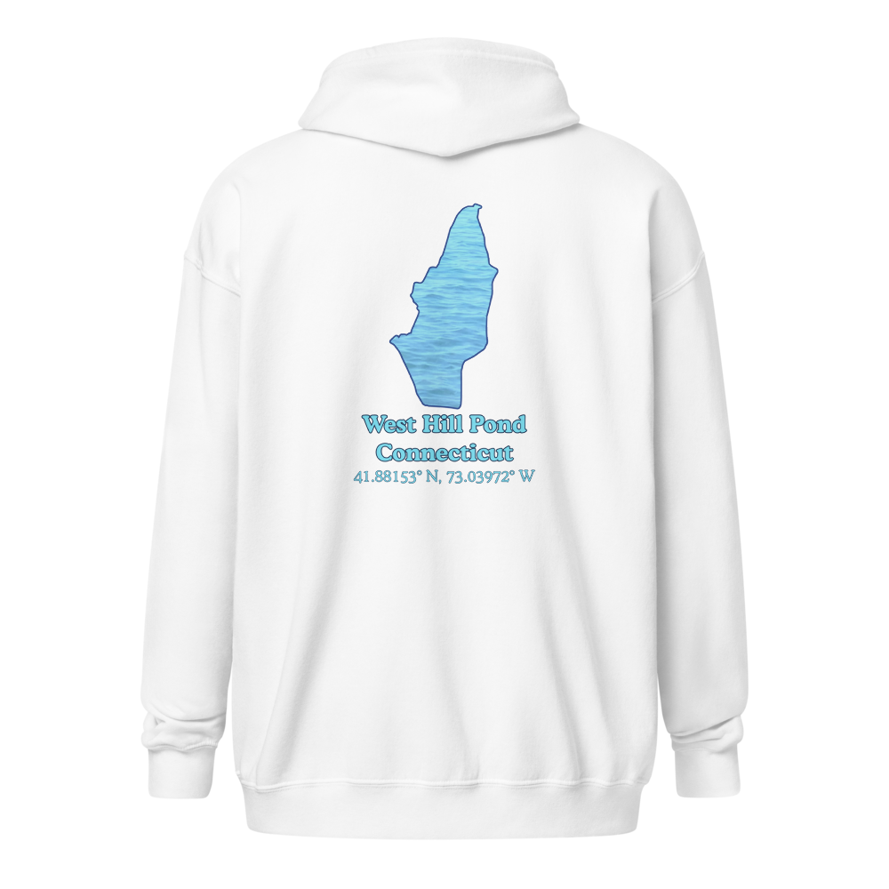 West Hill Pond Unisex Zip Hoodie