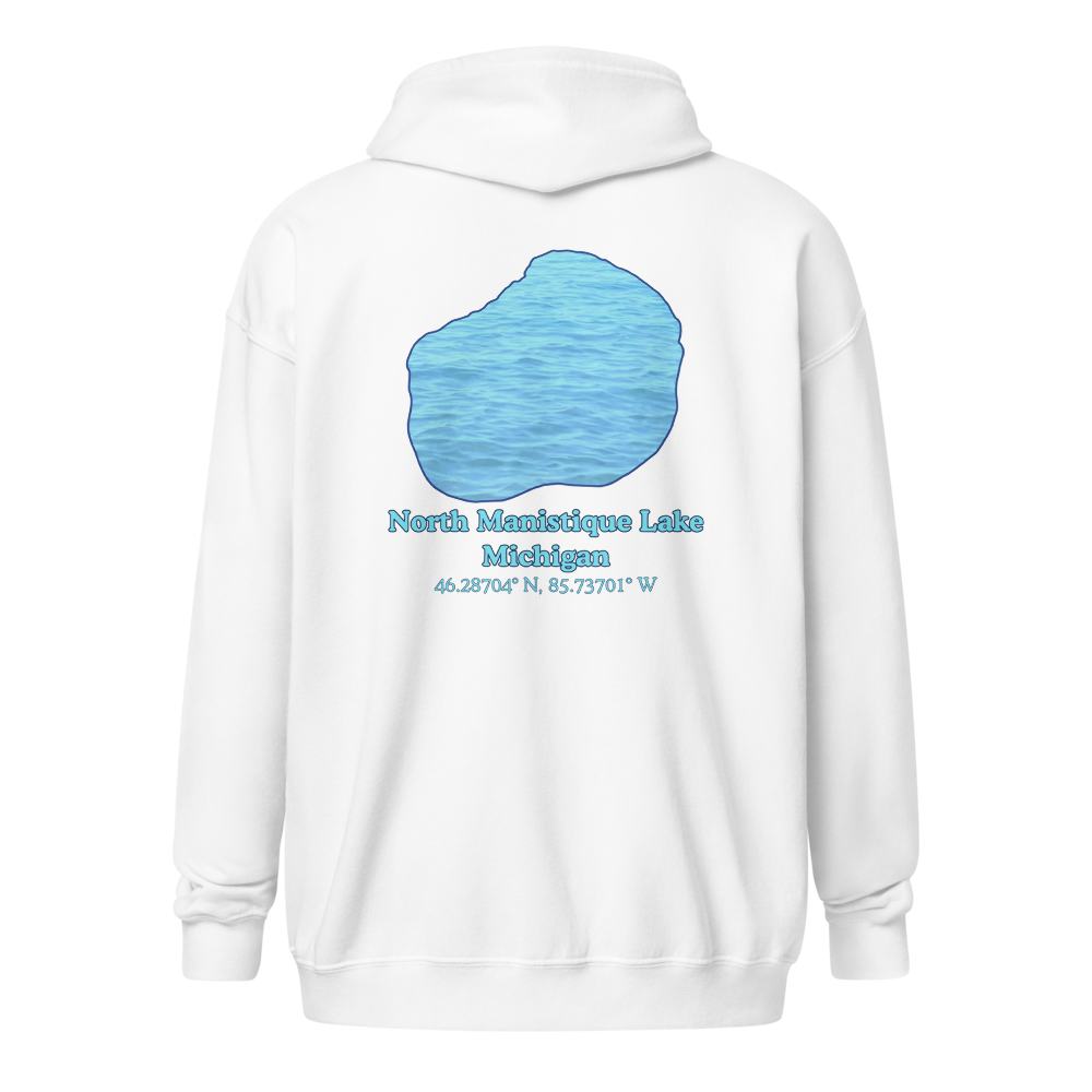 North Manistique Lake Unisex Zip Hoodie