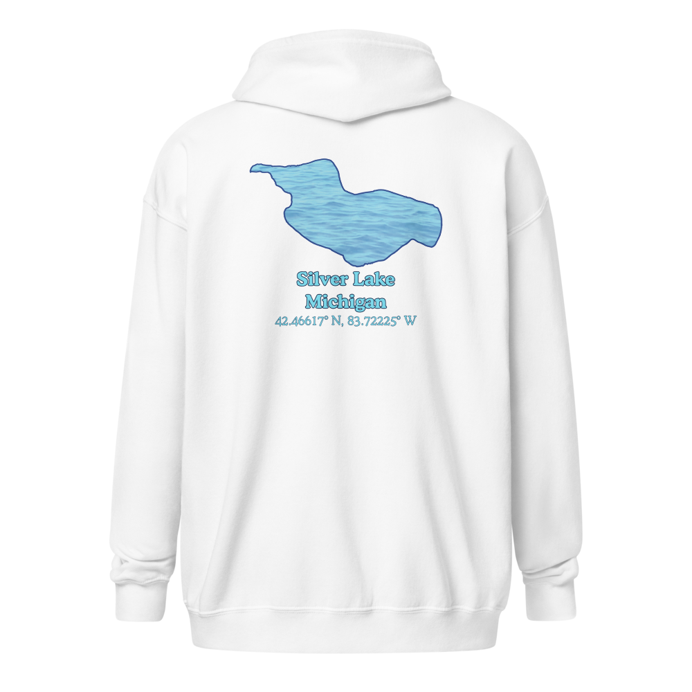 Silver Lake Unisex Zip Hoodie
