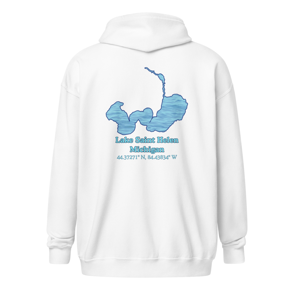 Lake Saint Helen Unisex Zip Hoodie