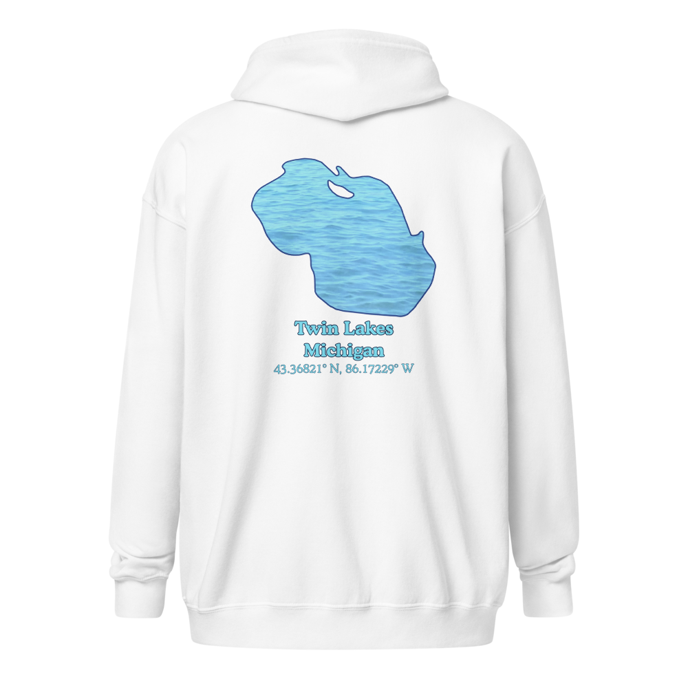 Twin Lakes Unisex Zip Hoodie