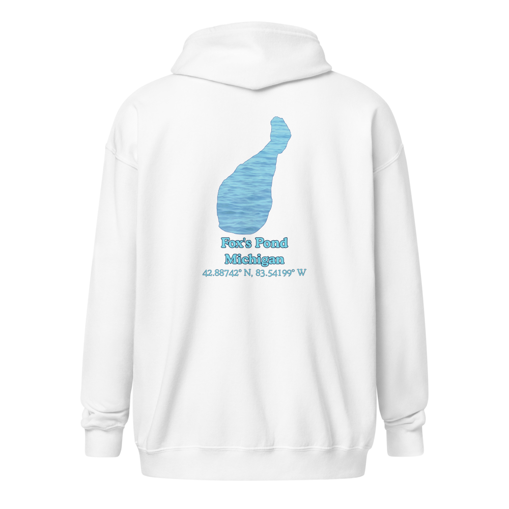 Fox's Pond Unisex Zip Hoodie