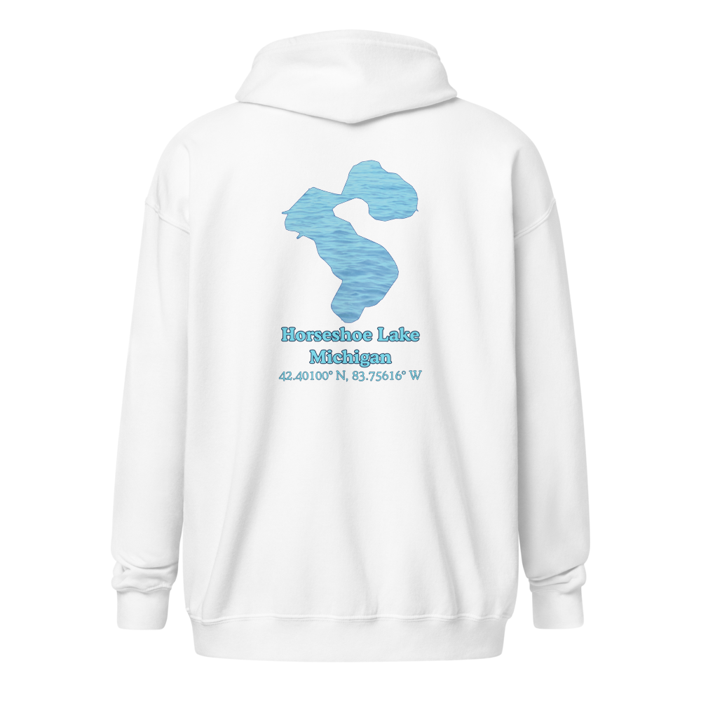 Horseshoe Lake Unisex Zip Hoodie