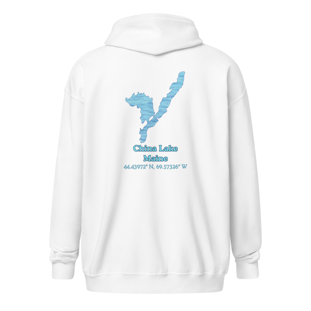 China Lake Unisex Zip Hoodie