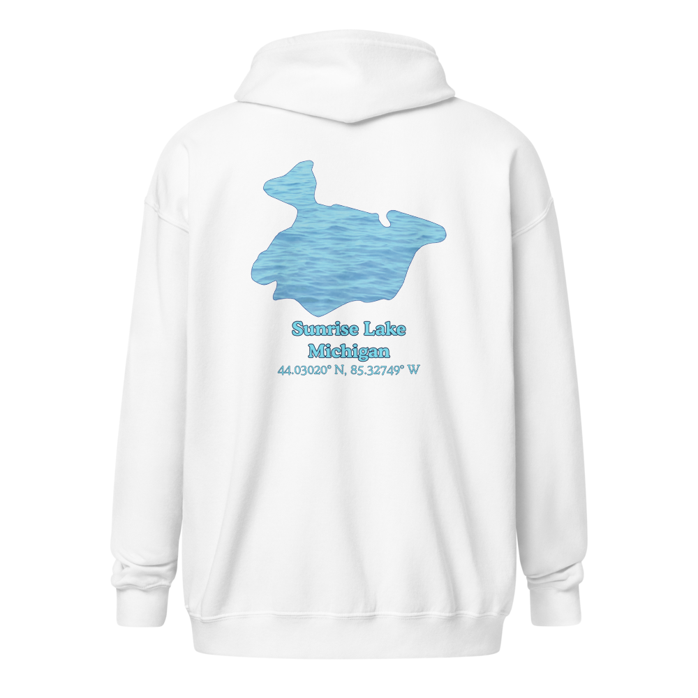 Sunrise Lake Unisex Zip Hoodie