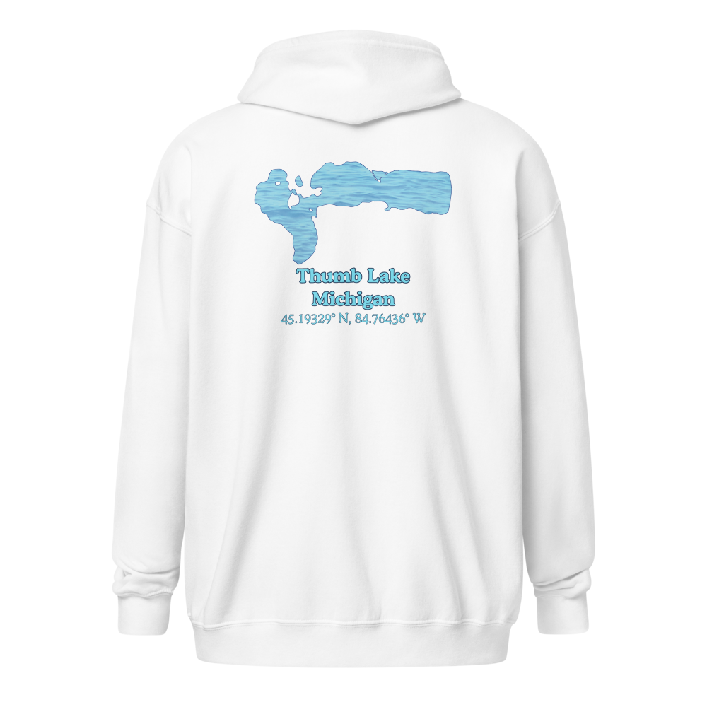 Thumb Lake Unisex Zip Hoodie
