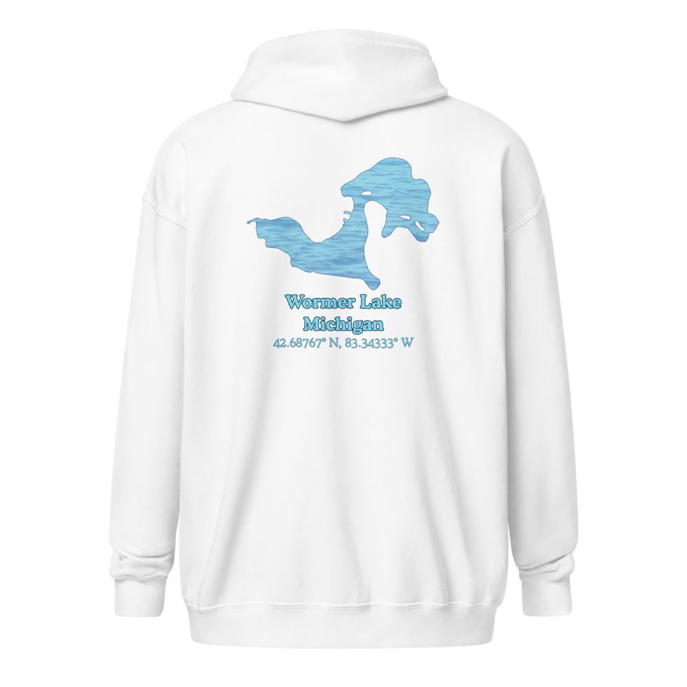 Wormer Lake Unisex Zip Hoodie