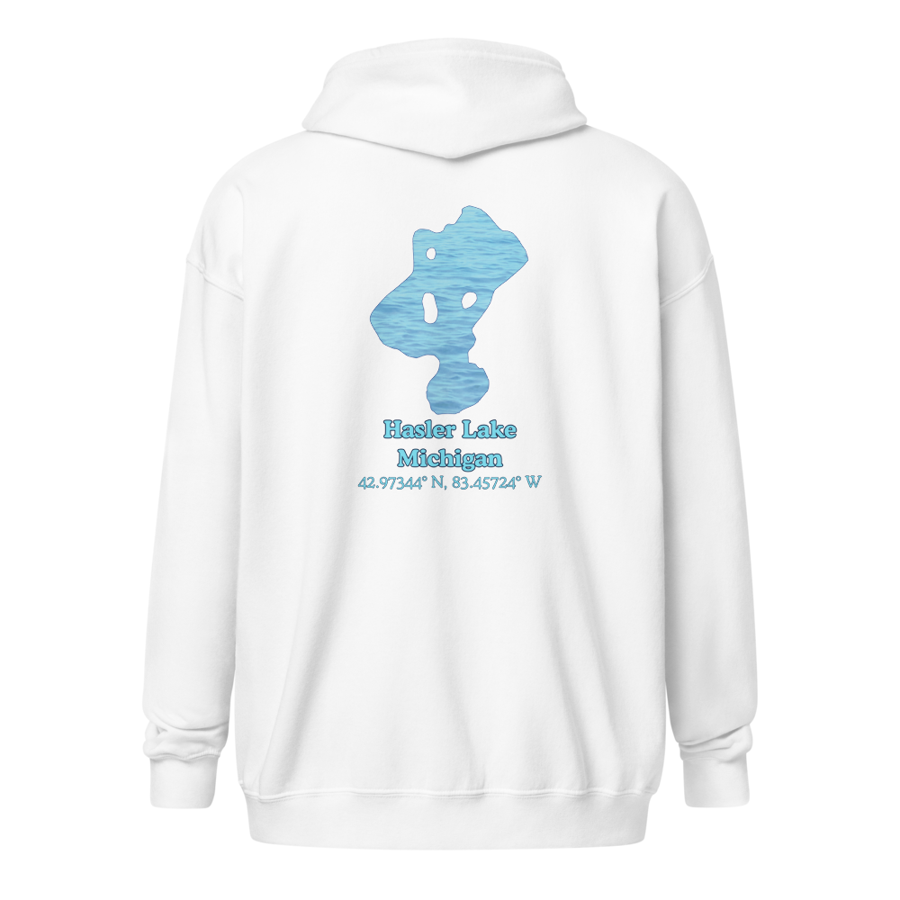 Hasler Lake Unisex Zip Hoodie