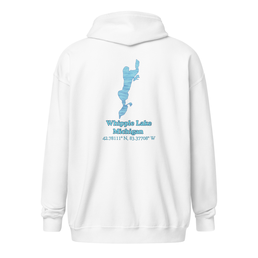 Whipple Lake Unisex Zip Hoodie