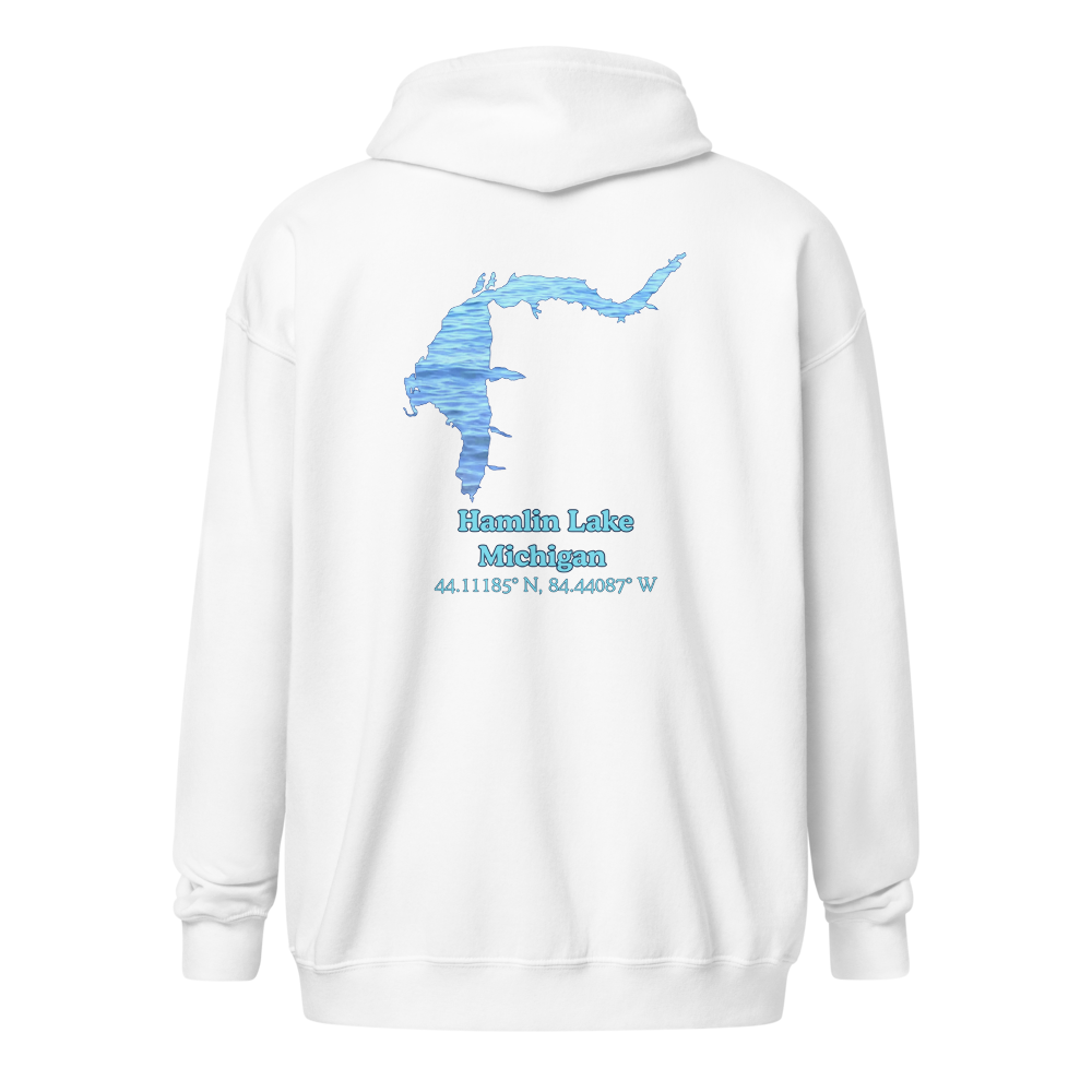 Hamlin Lake Unisex Zip Hoodie