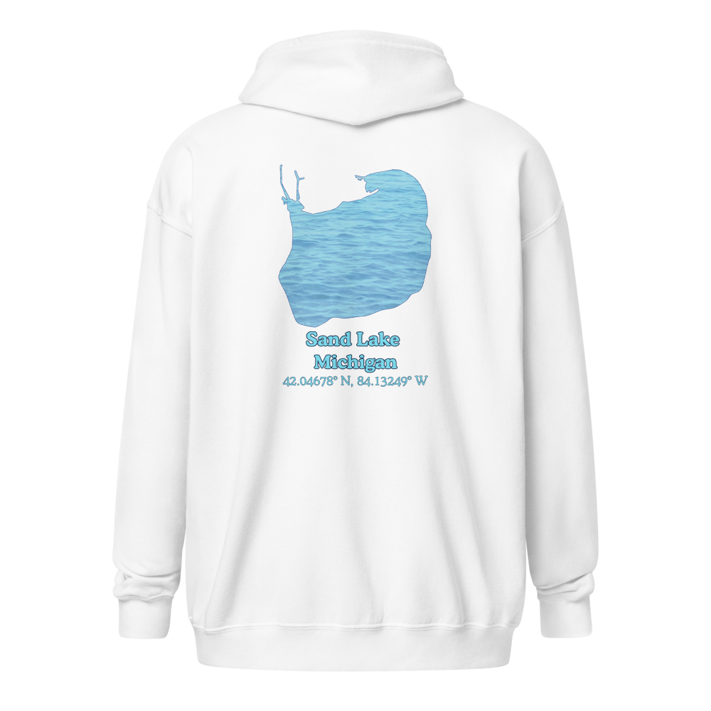 Sand Lake Unisex Zip Hoodie