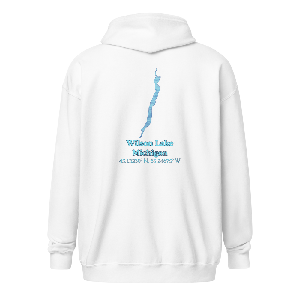 Wilson Lake Unisex Zip Hoodie