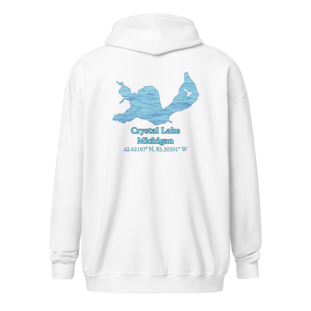 Crystal Lake Unisex Zip Hoodie