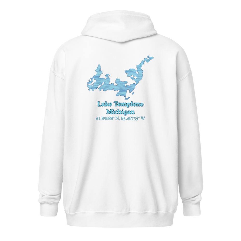 Lake Templene Unisex Zip Hoodie