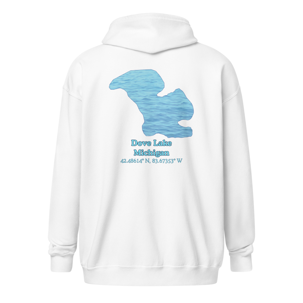 Dove Lake Unisex Zip Hoodie
