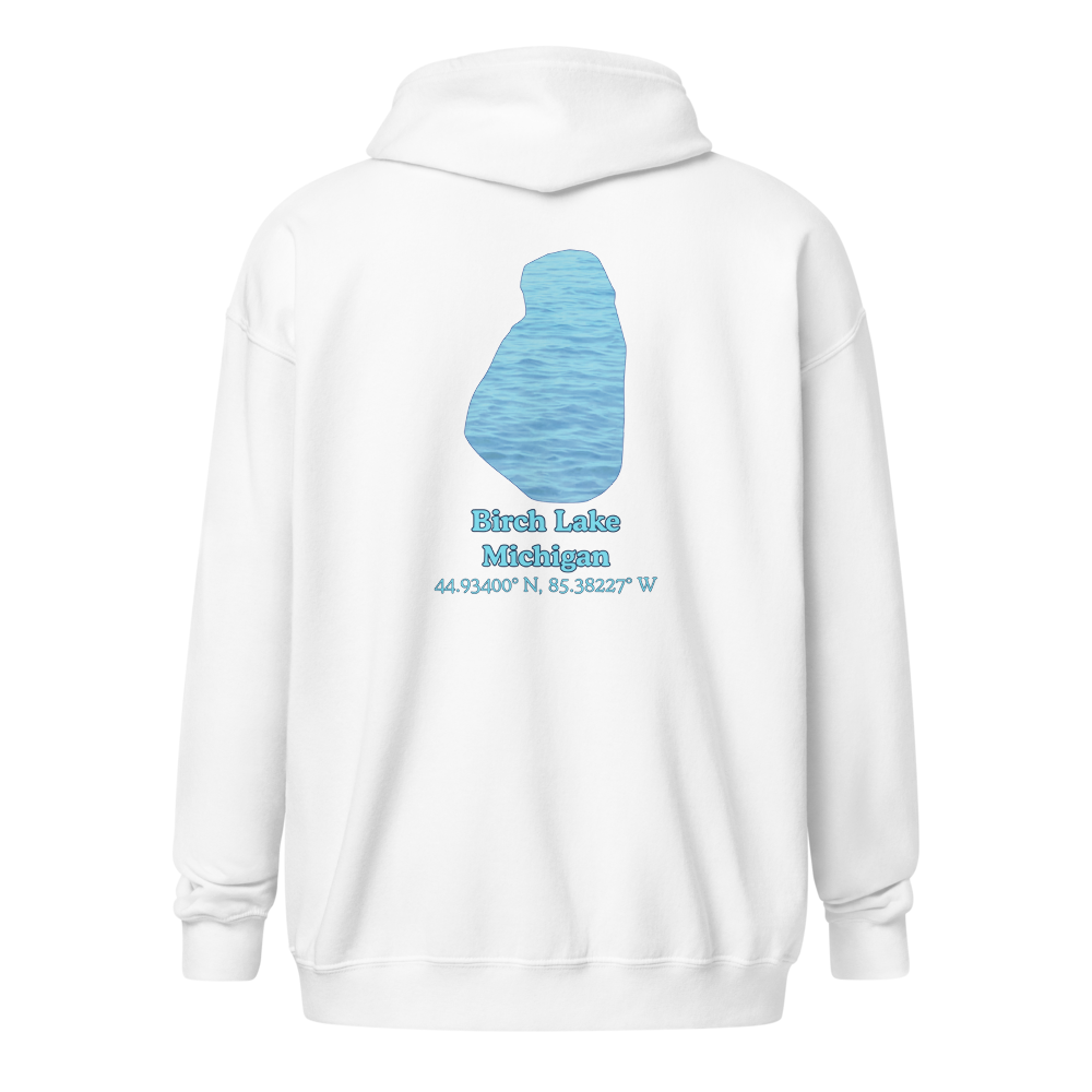 Birch Lake Unisex Zip Hoodie