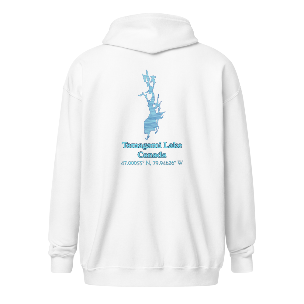 Temagami Lake Unisex Zip Hoodie