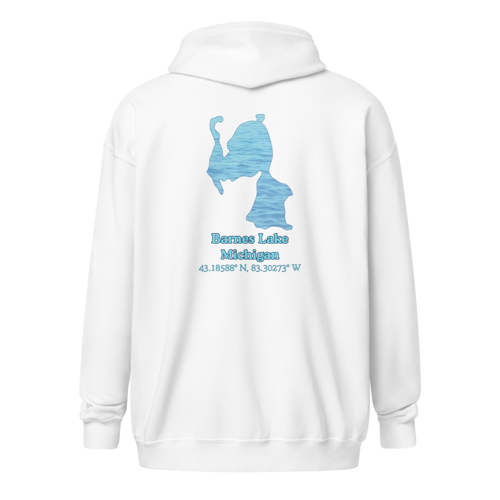 Barnes Lake Unisex Zip Hoodie