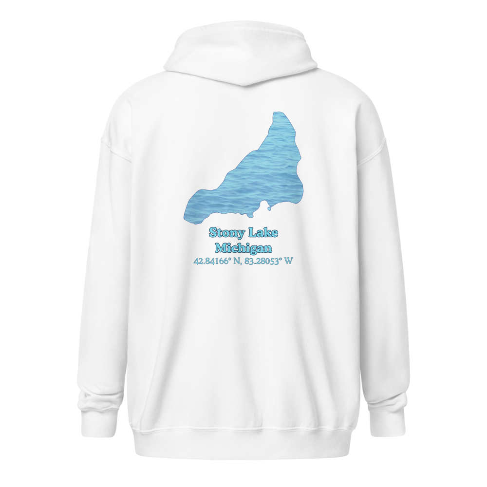 Stony Lake Unisex Zip Hoodie