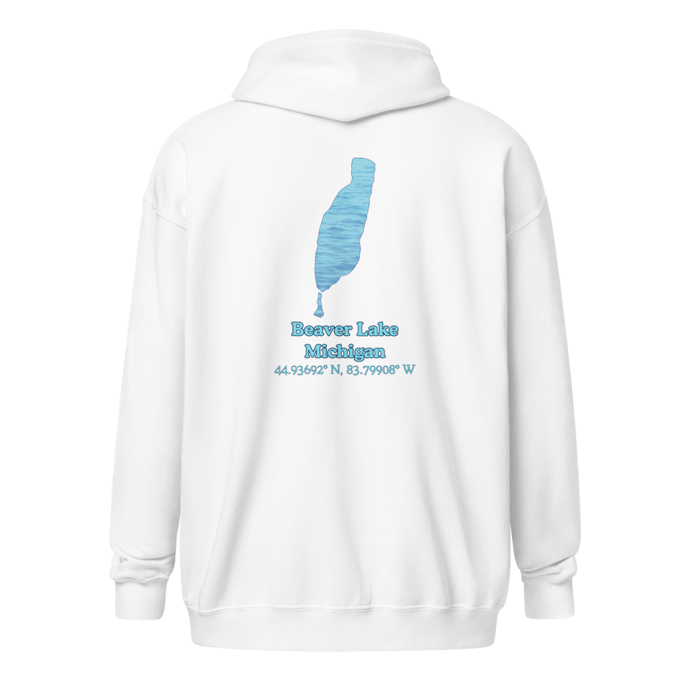 Beaver Lake Unisex Zip Hoodie