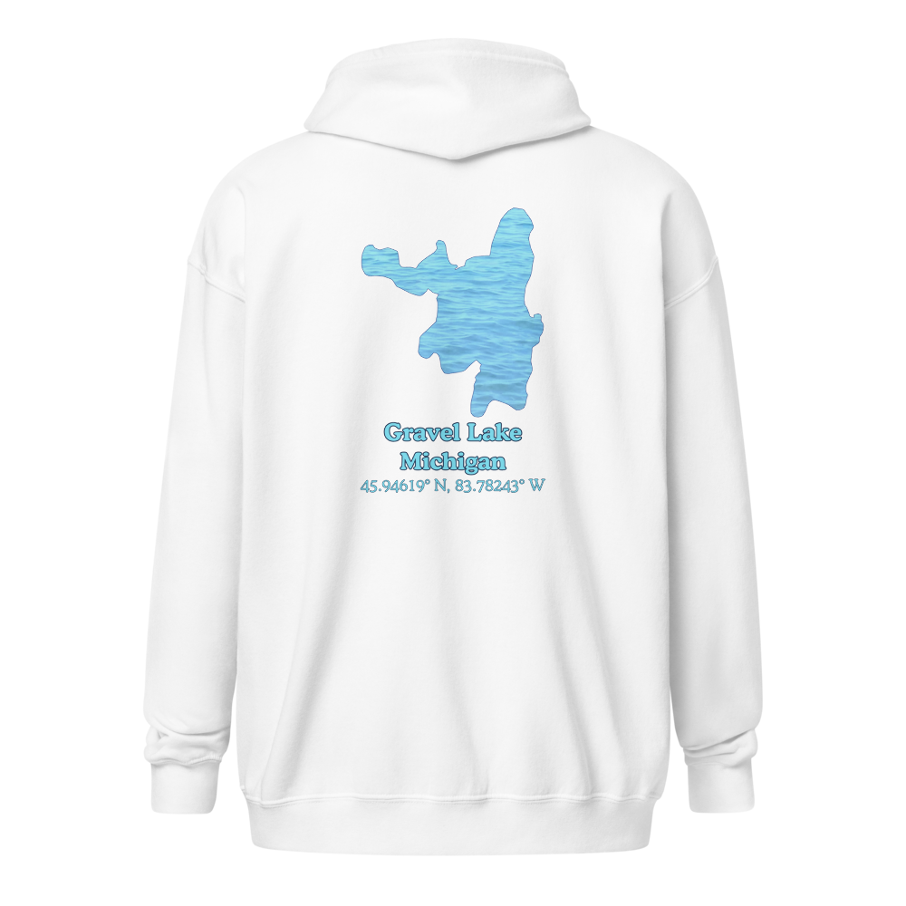 Gravel Lake Unisex Zip Hoodie