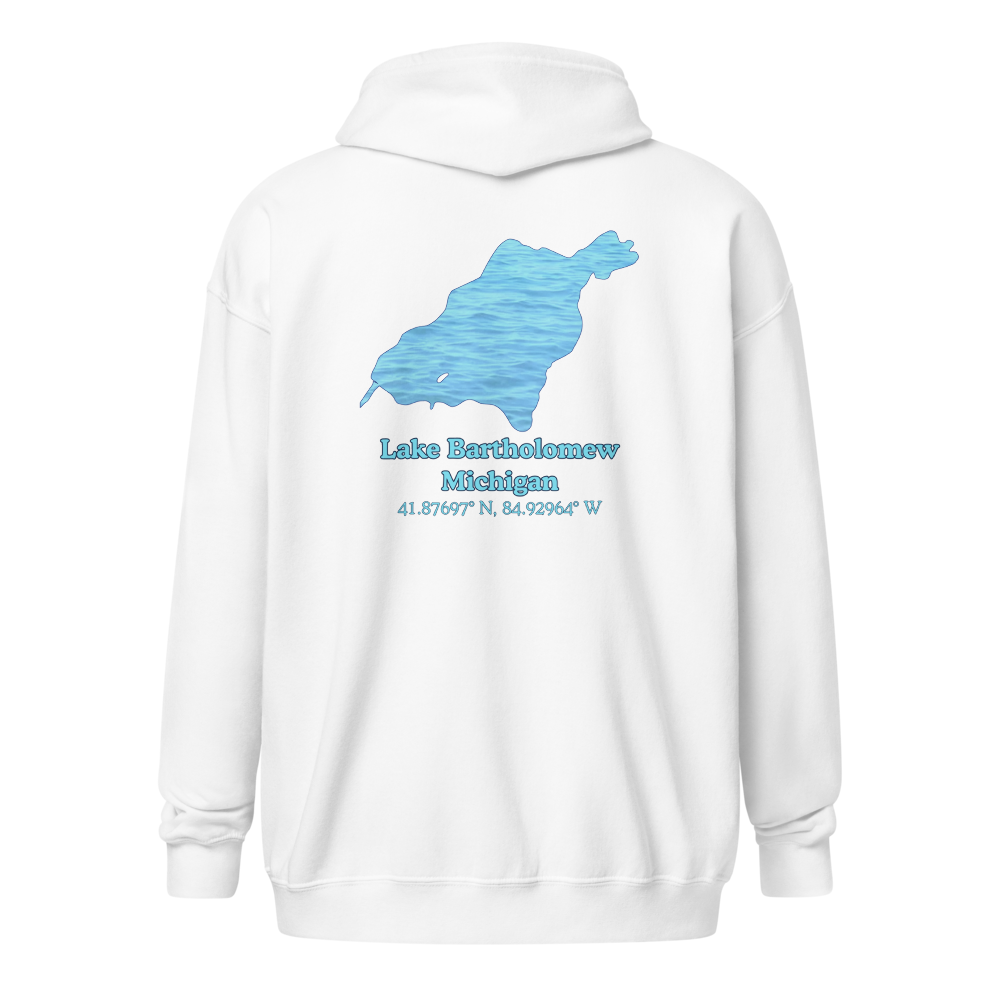 Lake Bartholomew Unisex Zip Hoodie