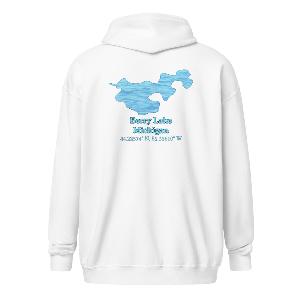 Berry Lake Unisex Zip Hoodie
