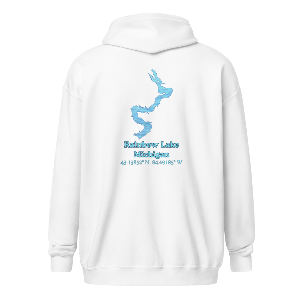Rainbow Lake Unisex Zip Hoodie