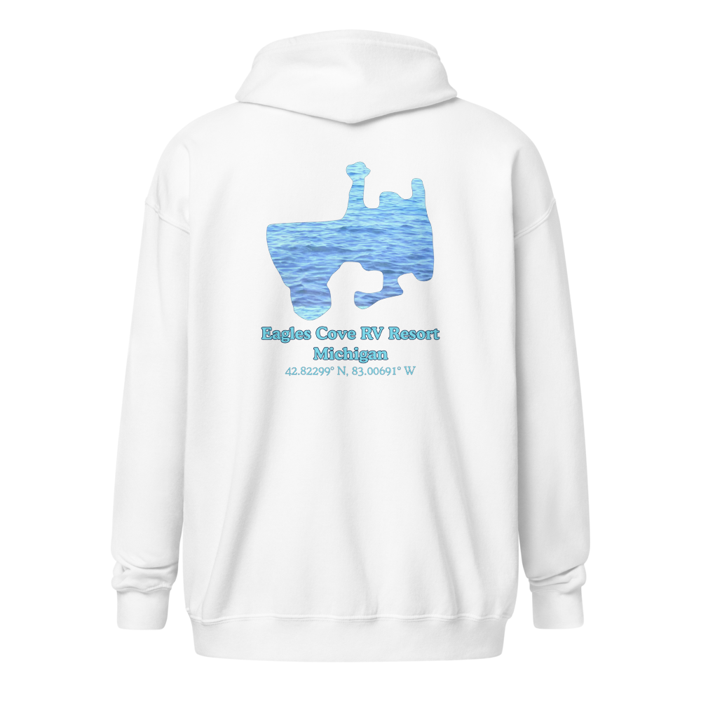 Eagles Cove RV Resort Unisex Zip Hoodie