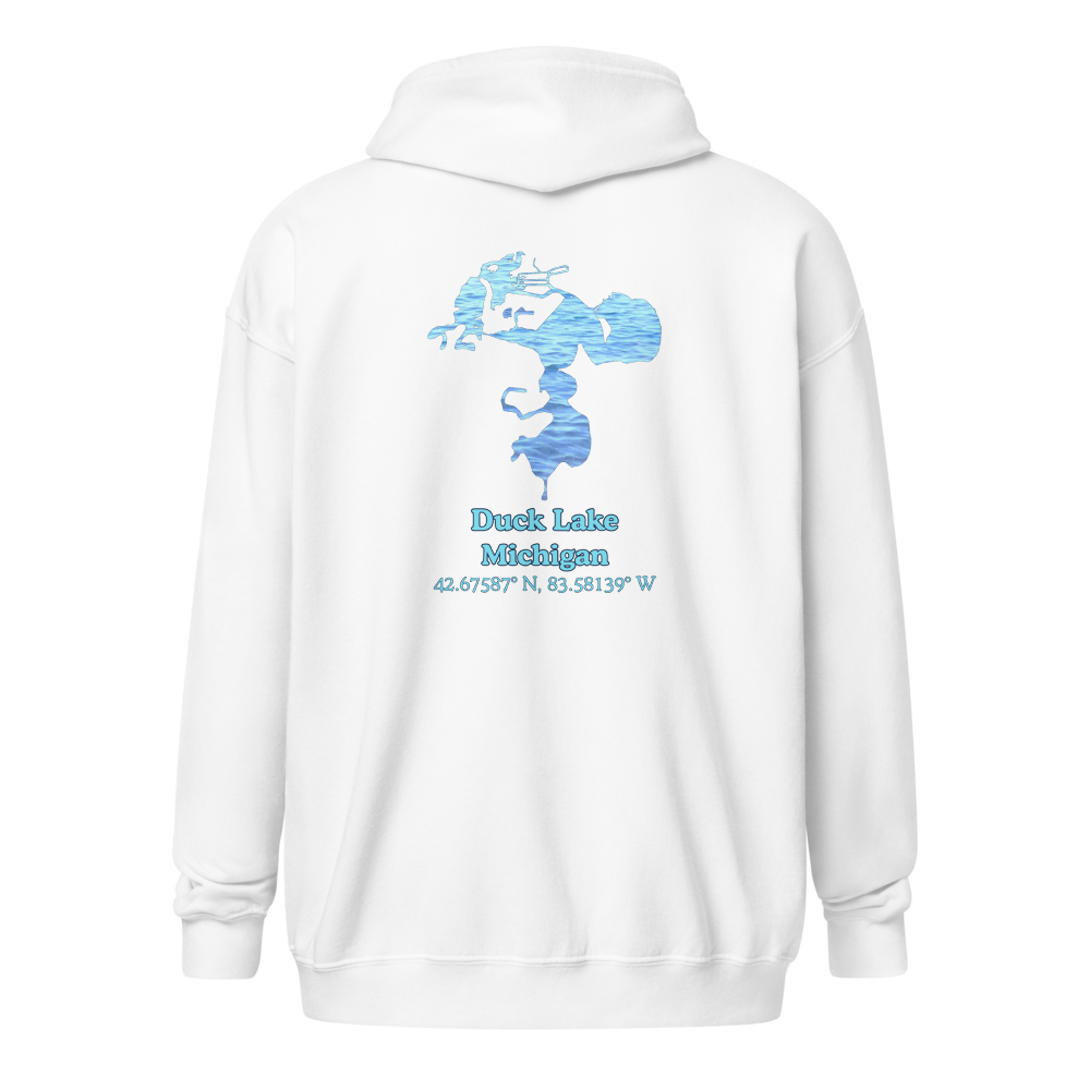 Duck Lake Unisex Zip Hoodie