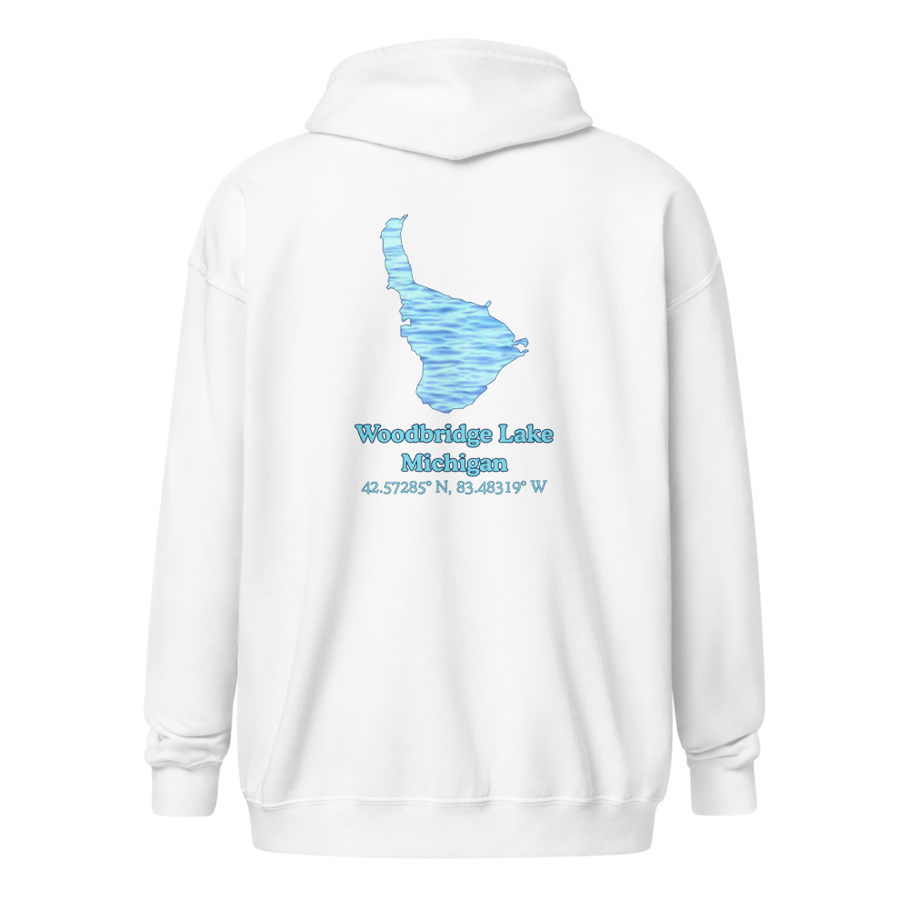 Woodbridge Lake Unisex Zip Hoodie