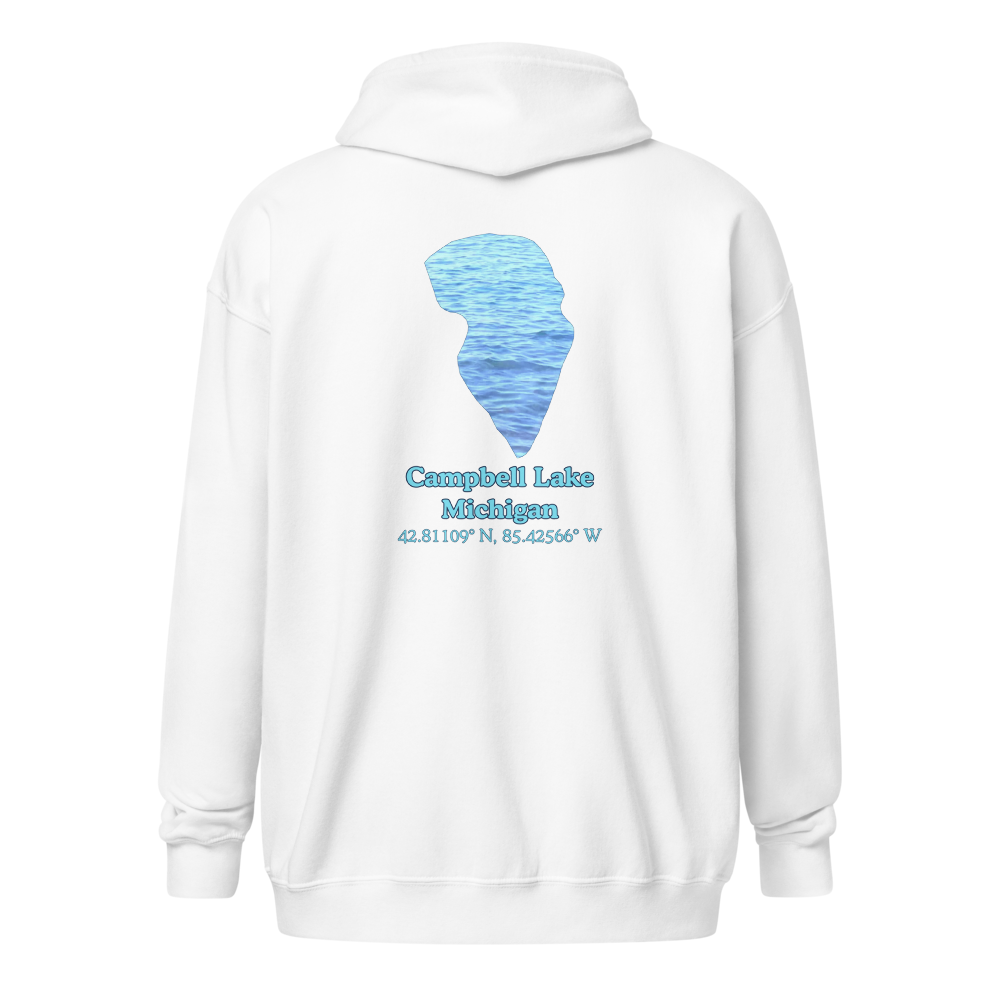 Campbell Lake Unisex Zip Hoodie