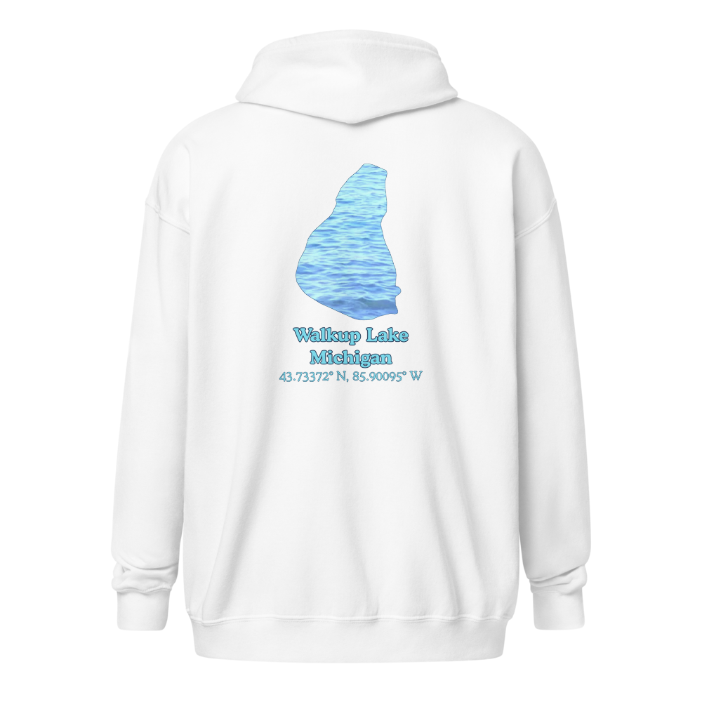 Walkup Lake Unisex Zip Hoodie