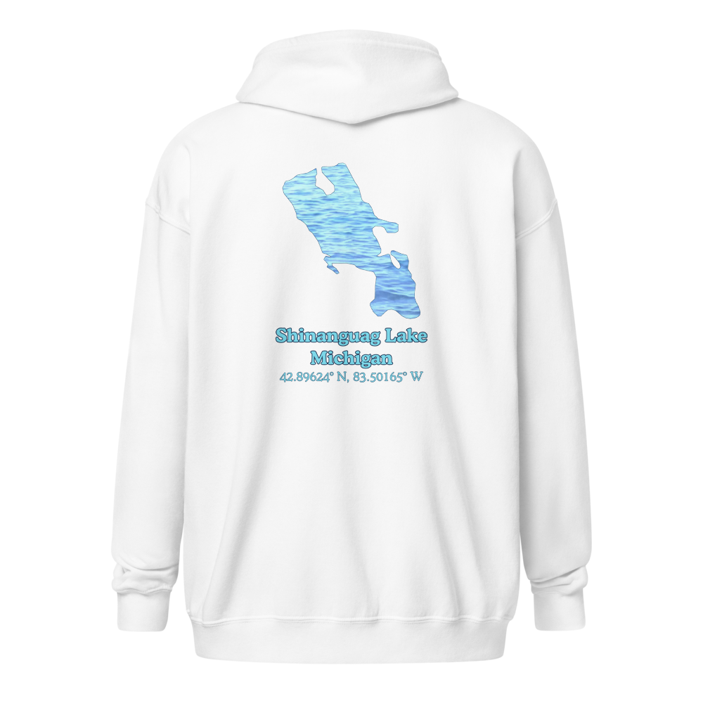 Shinanguag Lake Unisex Zip Hoodie