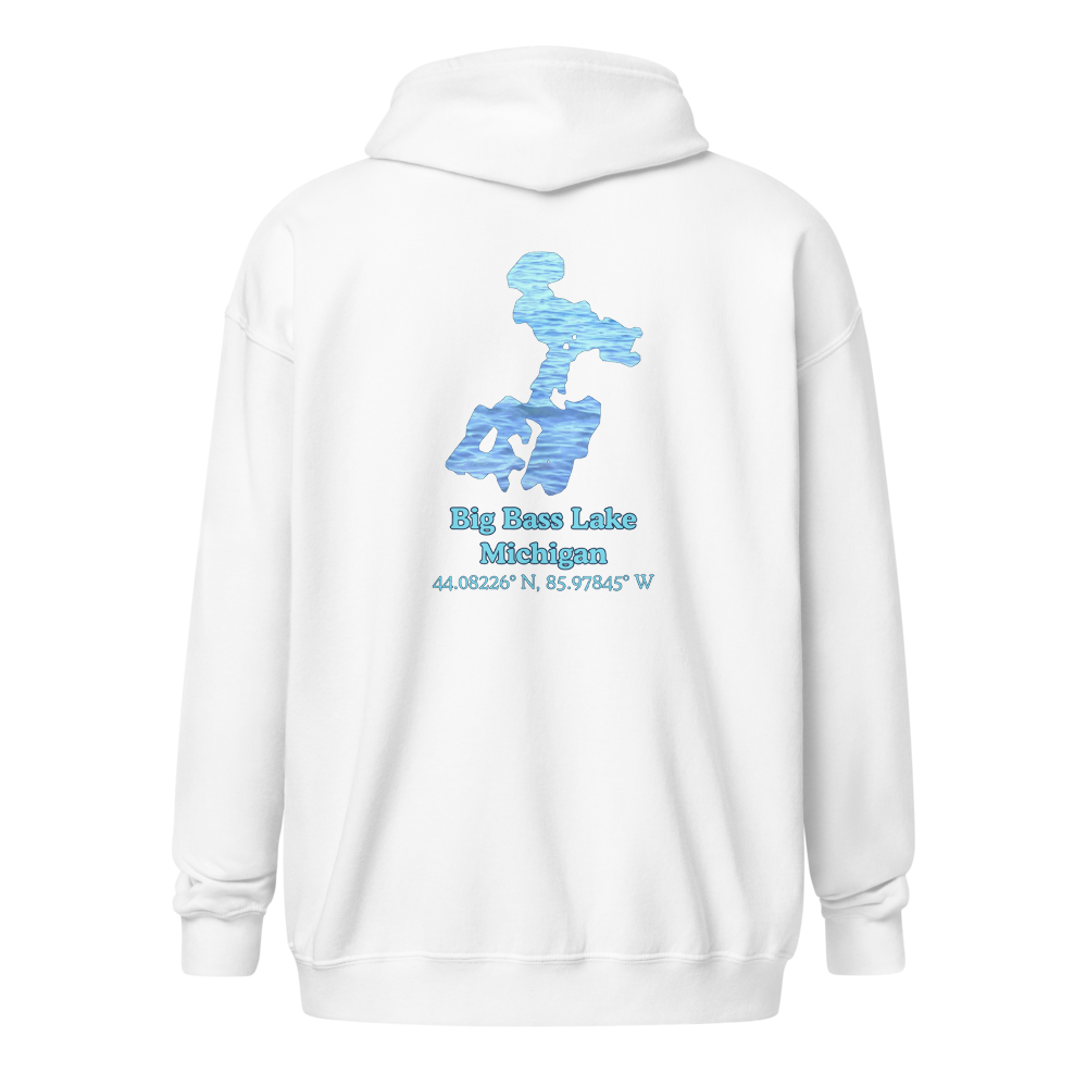 Big Bass Lake Unisex Zip Hoodie