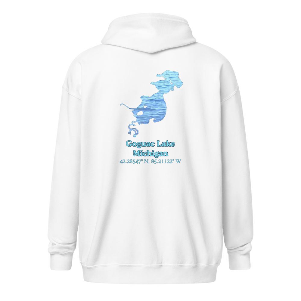 Goguac Lake Unisex Zip Hoodie