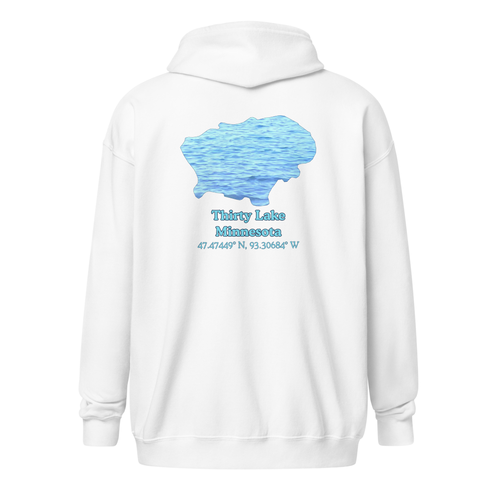Thirty Lake Unisex Zip Hoodie