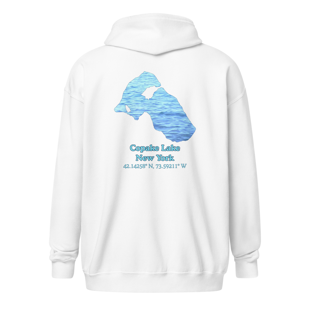 Copake Lake Unisex Zip Hoodie