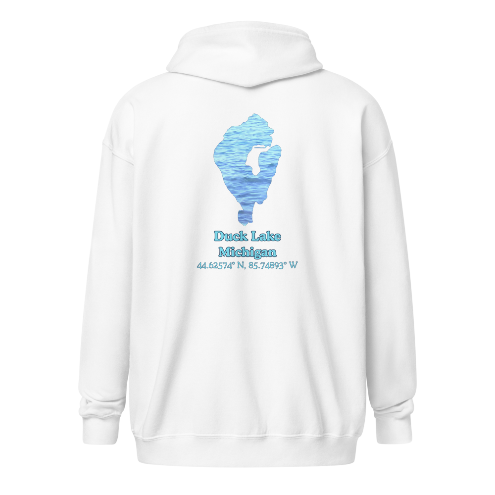 Duck Lake Unisex Zip Hoodie