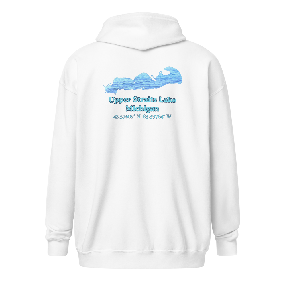 Upper Straits Lake Unisex Zip Hoodie