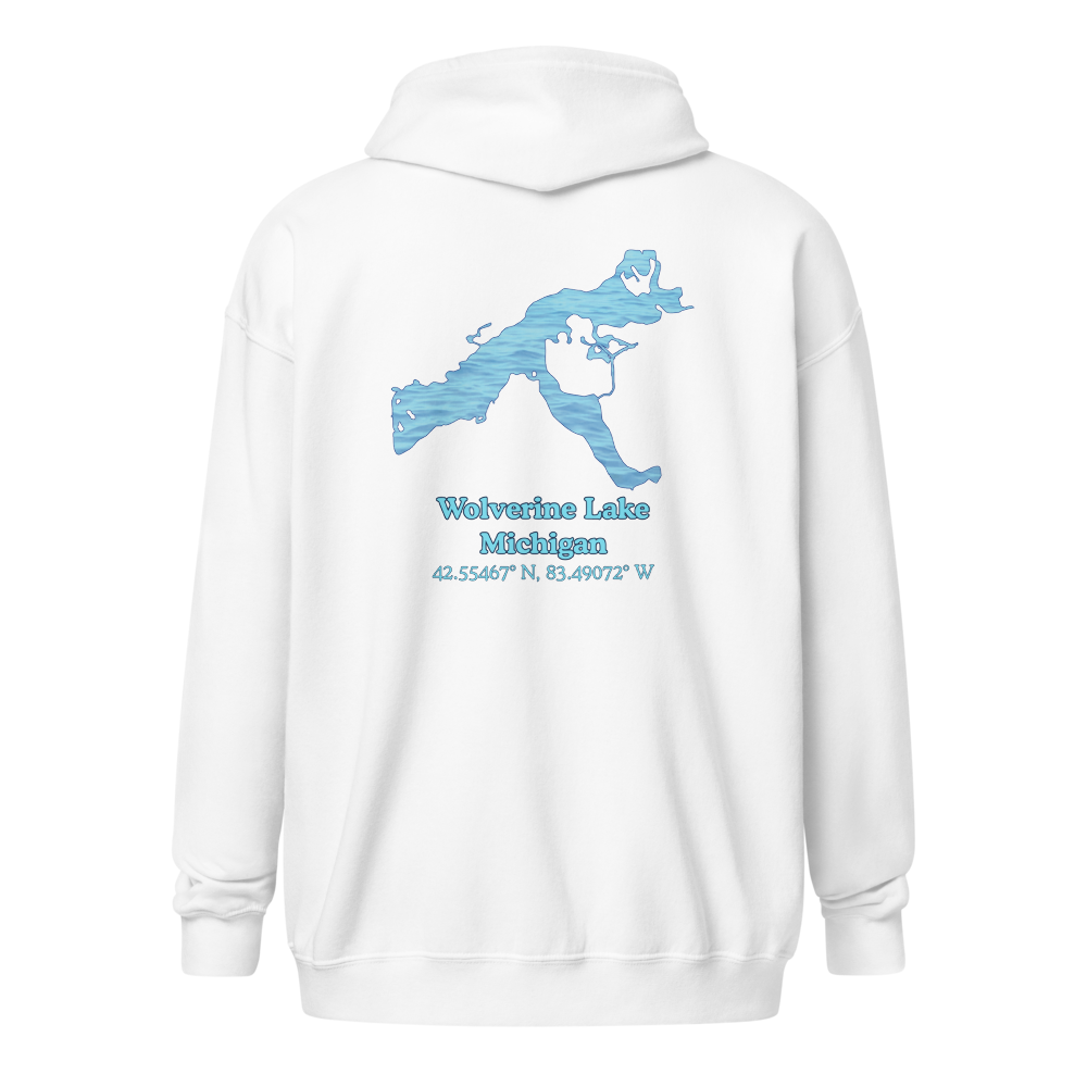 Wolverine Lake Unisex Zip Hoodie