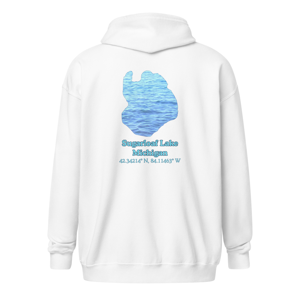 Sugarloaf Lake Unisex Zip Hoodie