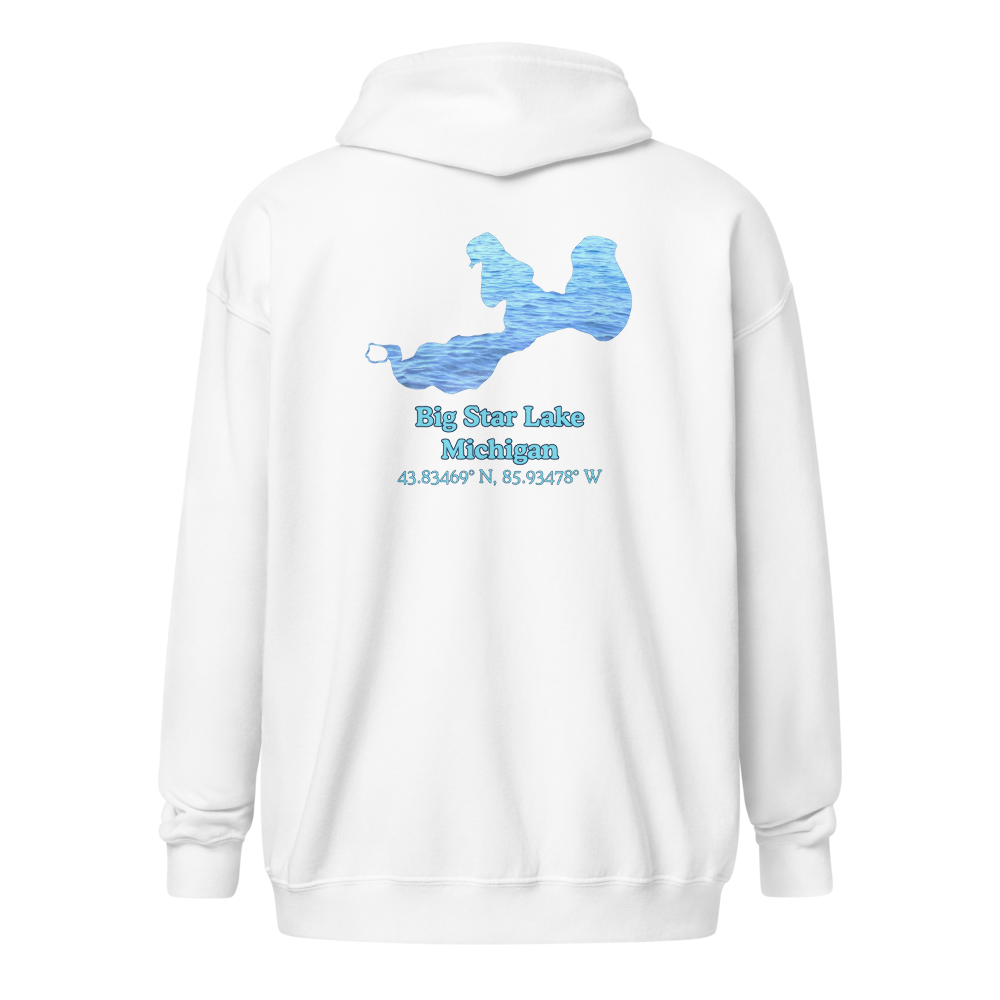 Big Star Lake Unisex Zip Hoodie