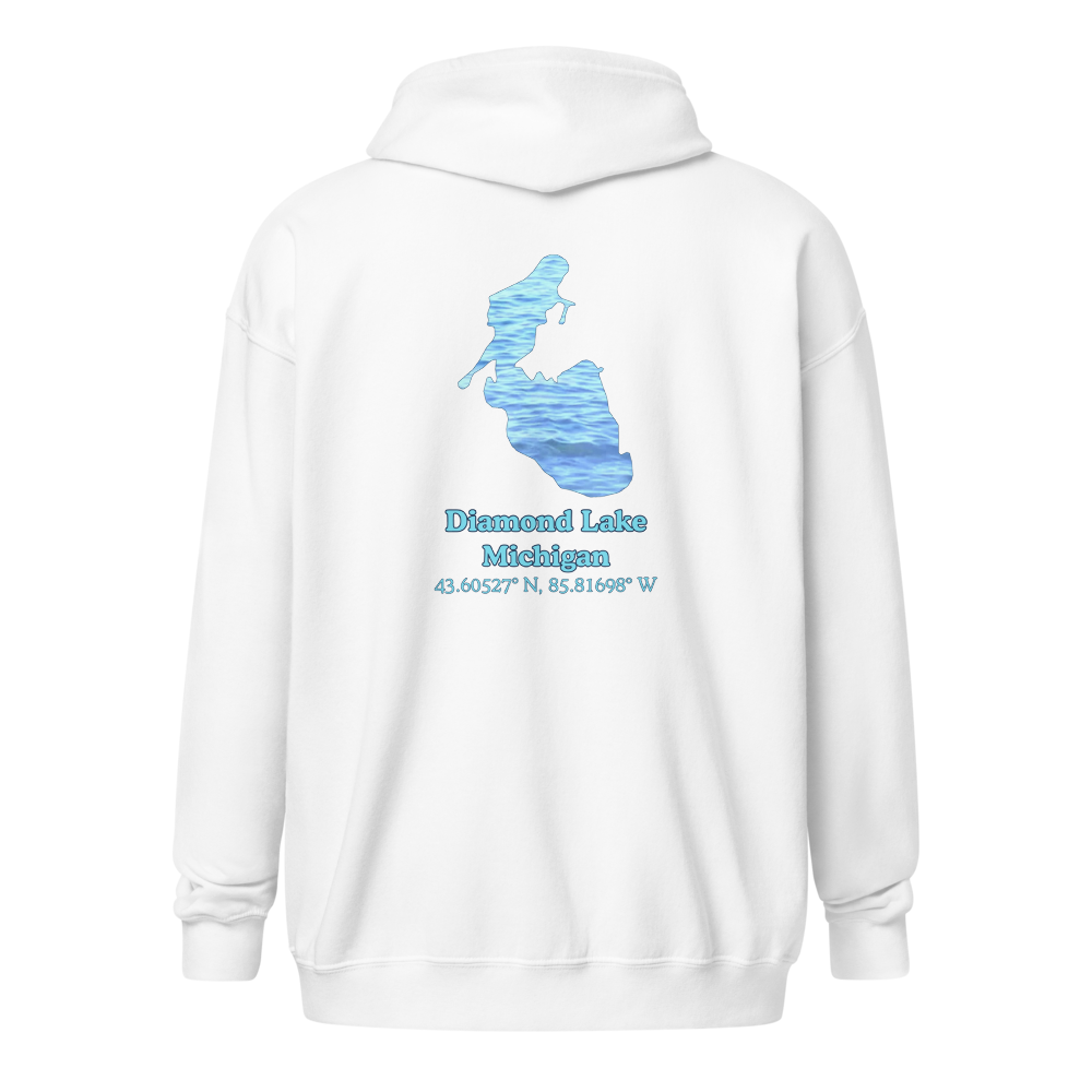 Diamond Lake Unisex Zip Hoodie