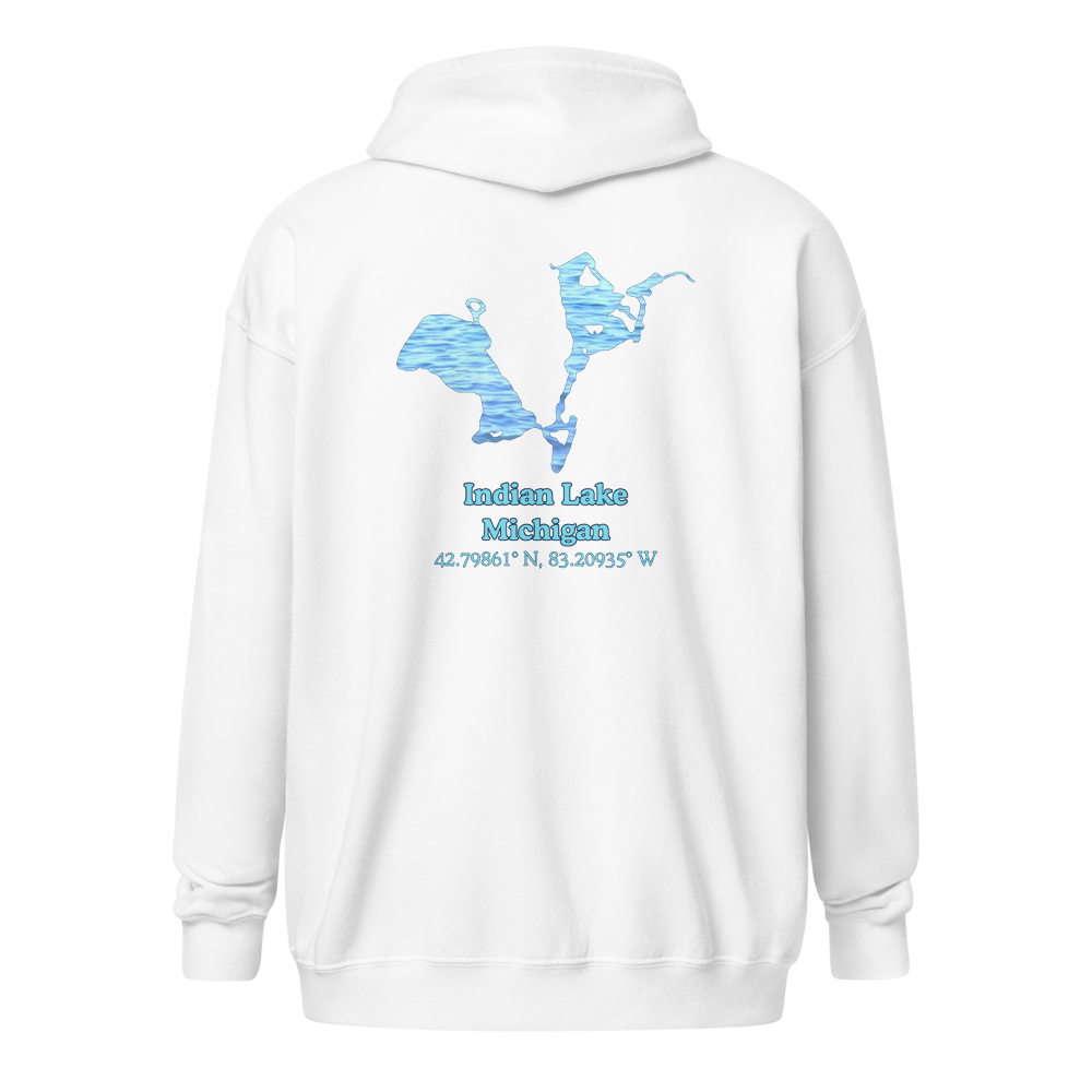 Indian Lake Unisex Zip Hoodie