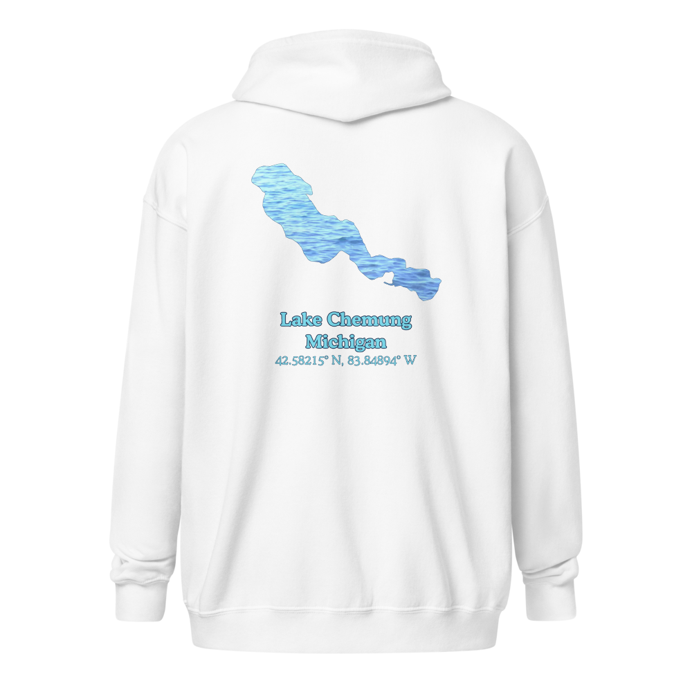 Lake Chemung Unisex Zip Hoodie