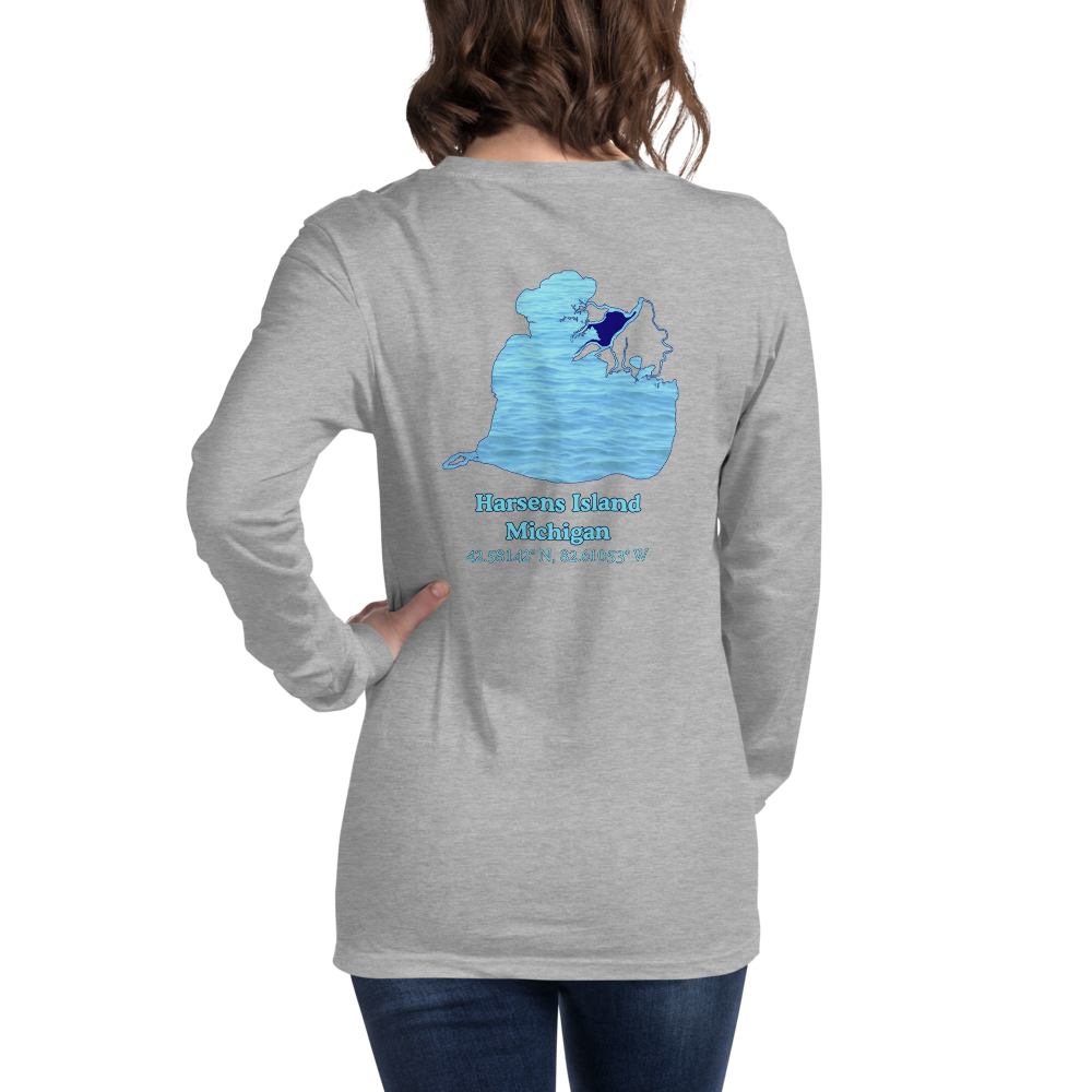 Harsens Island Long Sleeve Unisex T-shirt
