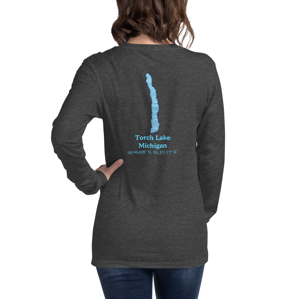 Torch Lake Long Sleeve Unisex T-shirt